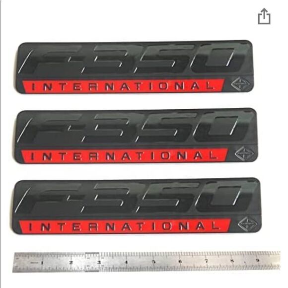 International F350 3D Side Emblem NWT - Picture 4 of 11